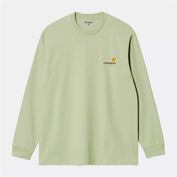 Carhartt WIP Amerikan Script l/s T-shirt Pale Olive